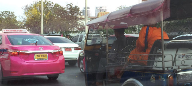 Taxistas em Bangkok